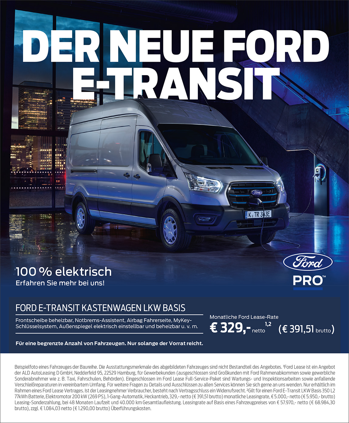 Der Neue Ford E-Transit Der Neue Ford E-Transit