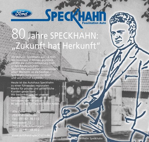 80 Jahre Speckhahn