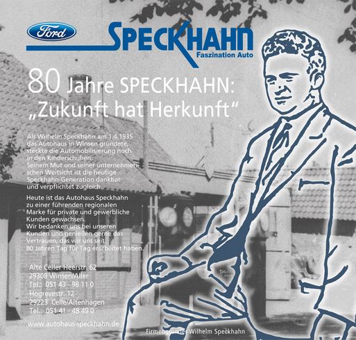80 Jahre Speckhahn 80 Jahre Speckhahn